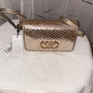 Brahmin Donegal Collection Gold Minuette Crossbody NWT